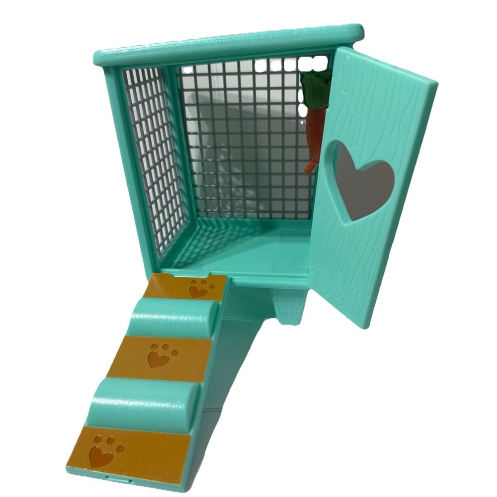 2016 American Girl ‎ Rabbit HUTCH With Carrot Water Bottle Wellie Wishers DNG51